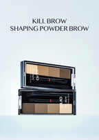 2 x CLIO Kill Brow Shaping Powder Brow, 4-Colour Palette, 2 Options from Korea