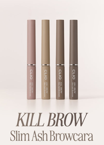 CLIO Kill Brow Slim Ash Browcara 3g, 2 Colour Options from Korea