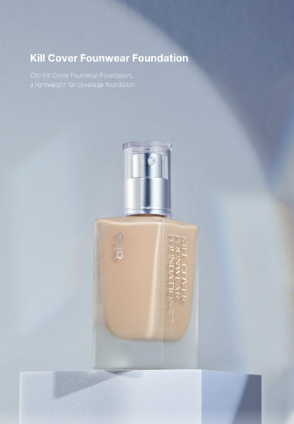 2 x CLIO Kill Cover Founwear Foundation 38g SPF 30 PA+++, 2 Colours from Korea