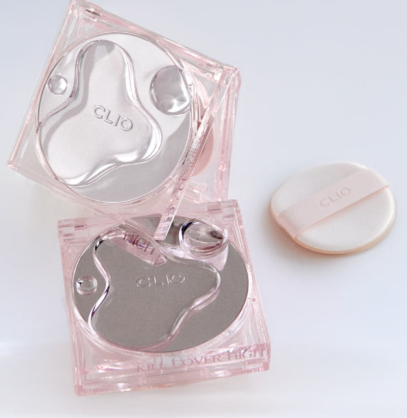 2 x CLIO Kill Cover High Glow Cushion (Main 14g + Refill 14g) 5 Colours from Korea