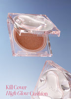 2 x CLIO Kill Cover High Glow Cushion (Main 14g + Refill 14g) 5 Colours from Korea