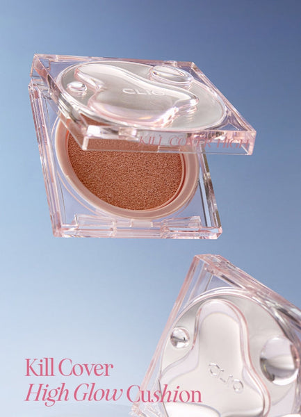 2 x CLIO Kill Cover High Glow Cushion (Main 14g + Refill 14g) 5 Colours from Korea