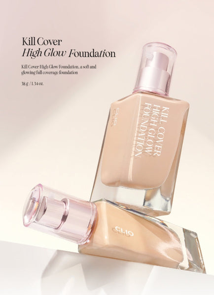 CLIO Kill Cover High Glow Foundation 38g, 2 Colours from Korea