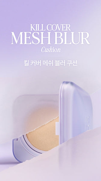 2 x CLIO Kill Cover Mesh Blur Cushion (Main 15g + Refill 15g) 5 Colours from Korea