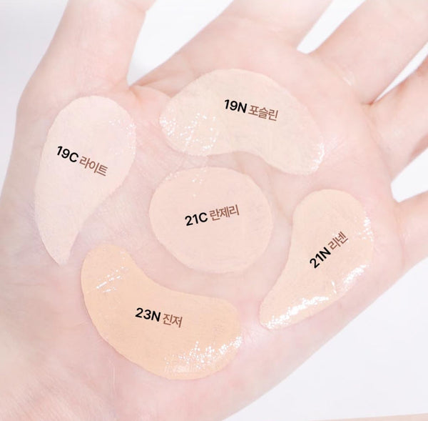 2 x CLIO Kill Cover Mesh Glow Essential Cushion (Main 15g + Refill 15g) 5 Colours from Korea