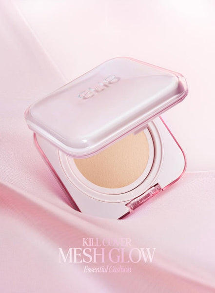 2 x CLIO Kill Cover Mesh Glow Essential Cushion (Main 15g + Refill 15g) 5 Colours from Korea
