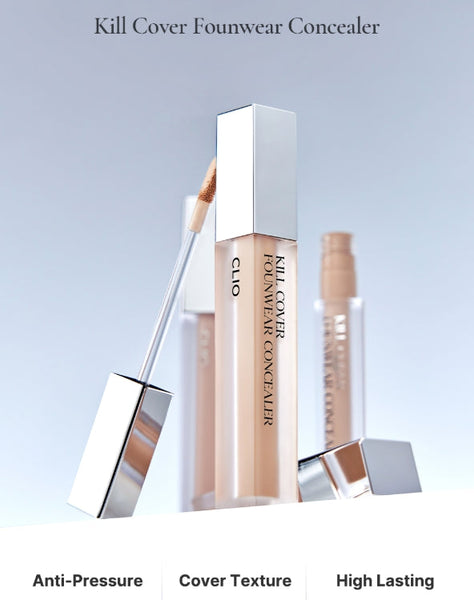 2 x CLIO Kill Cover Powder Concealer 6g, 3 Colours from Korea