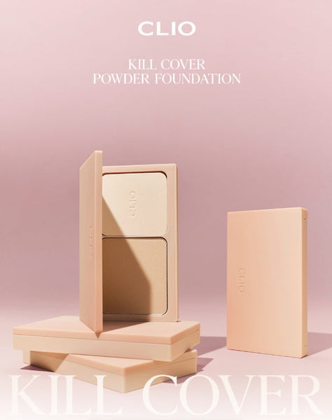 2 x CLIO Kill Cover Powder Foundation 9g, 3 Colours from Korea