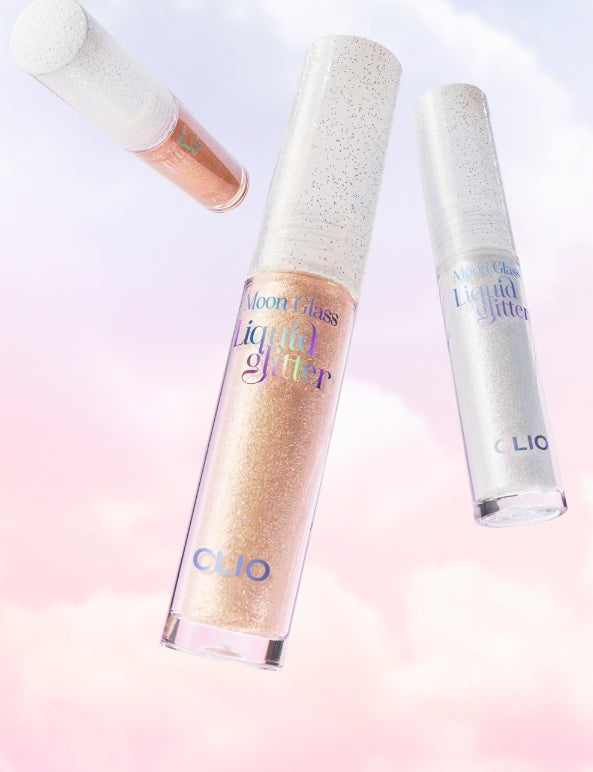 CLIO Moon Glass Liquid Glitter 1g, 2 Colour Options from Korea