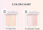 2 x CLIO Prism Highlighter Duo, 2 Colour Options from Korea