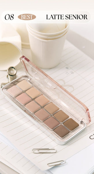 2 x CLIO Pro Eye Palette Air, 12-Colour Eyeshadow Palette, 7 Options from Korea