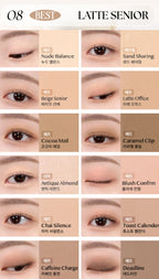 2 x CLIO Pro Eye Palette Air, 12-Colour Eyeshadow Palette, 7 Options from Korea