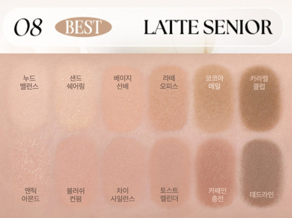 2 x CLIO Pro Eye Palette Air, 12-Colour Eyeshadow Palette, 7 Options from Korea