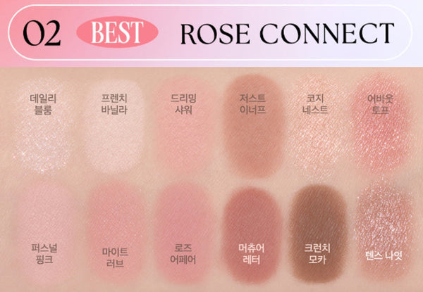 2 x CLIO Pro Eye Palette Air, 12-Colour Eyeshadow Palette, 7 Options from Korea