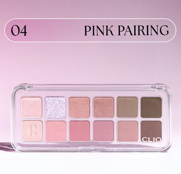 2 x CLIO Pro Eye Palette Air, 12-Colour Eyeshadow Palette, 7 Options from Korea
