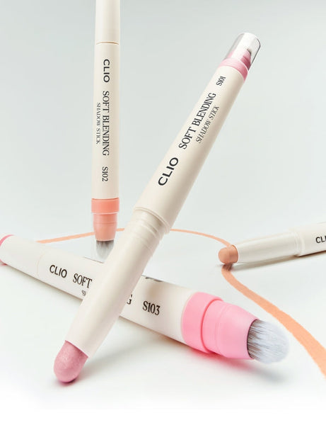 CLIO Soft Blending Shadow Stick 1.4g (Soft Shimmer 4 Colour Options) from Korea