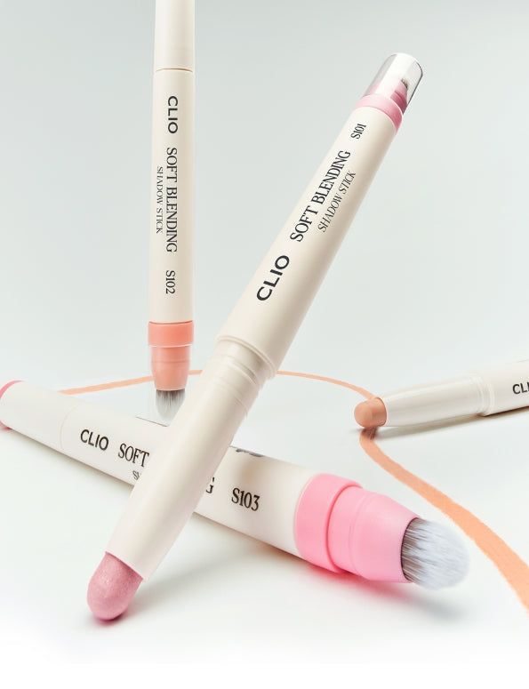 CLIO Soft Blending Shadow Stick 1.4g (Soft Shimmer 4 Colour Options) from Korea