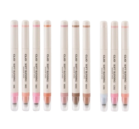 2 x CLIO Soft Blending Shadow Stick 1.4g (Soft Shimmer 4 Colour Options) from Korea