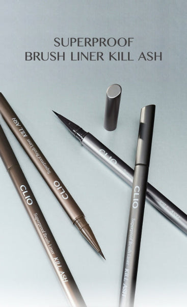 CLIO Superroof Brush Liner Kill Ash 1g, 2 Colour Options from Korea