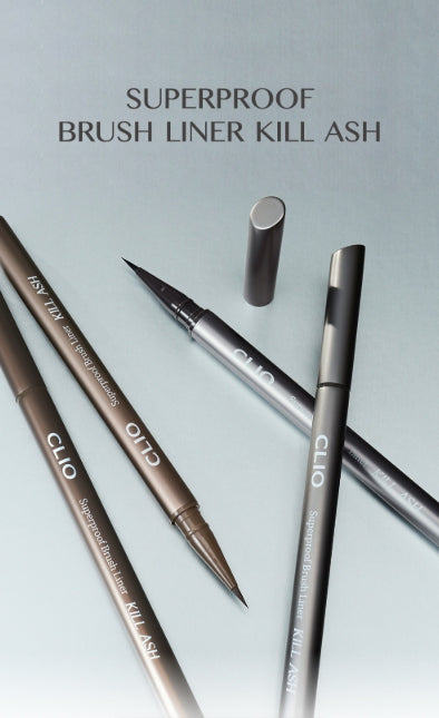 CLIO Superroof Brush Liner Kill Ash 1g, 2 Colour Options from Korea
