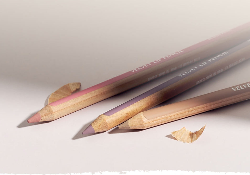 2 x CLIO Velvet Lip Pencil 1.45g, 7 Colour Options from Korea