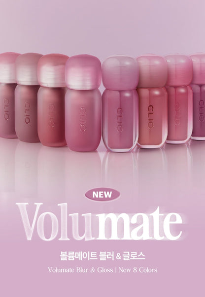 2 x CLIO Volumate Blur & Gloss Tint 3.8g, Blur Version 10 Colour Options from Korea
