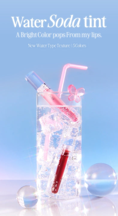 CLIO Water Soda Tint 3g, 5 Colour Options from Korea
