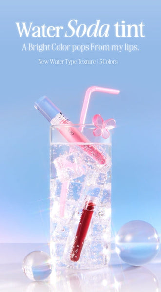 2 x CLIO Water Soda Tint 3g, 5 Colour Options from Korea