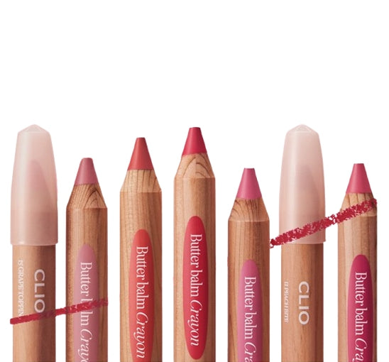 CLIO Butter Balm Crayon 3.9g, Light Matte 5 Colour Options from Korea