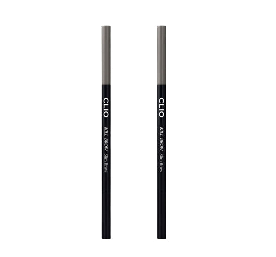 2 x CLIO Kill Brow Slim Brow 0.024g, #04 Cool Gray from Korea