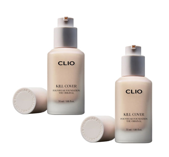 2 x CLIO Kill Cover Founwear Foundation The Original 35ml from Korea