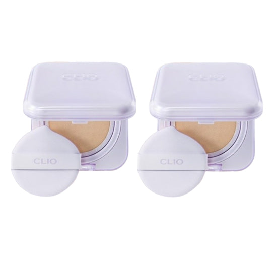 2 x CLIO Kill Cover Mesh Blur Cushion (Main 15g + Refill 15g) 5 Colours from Korea