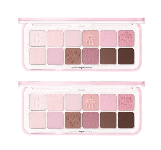 2 x CLIO Pro Eye Palette Air, 12-Colour Eyeshadow Palette, 7 Options from Korea