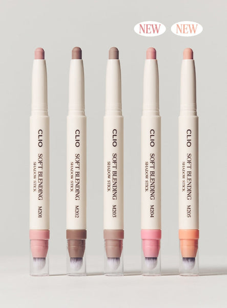 2 x CLIO Soft Blending Shadow Stick 1.4g (Soft Matte 5 Colour Options) from Korea