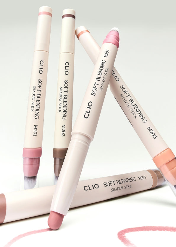 2 x CLIO Soft Blending Shadow Stick 1.4g (Soft Matte 5 Colour Options) from Korea