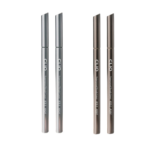 2 x CLIO Superroof Brush Liner Kill Ash 1g, 2 Colour Options from Korea