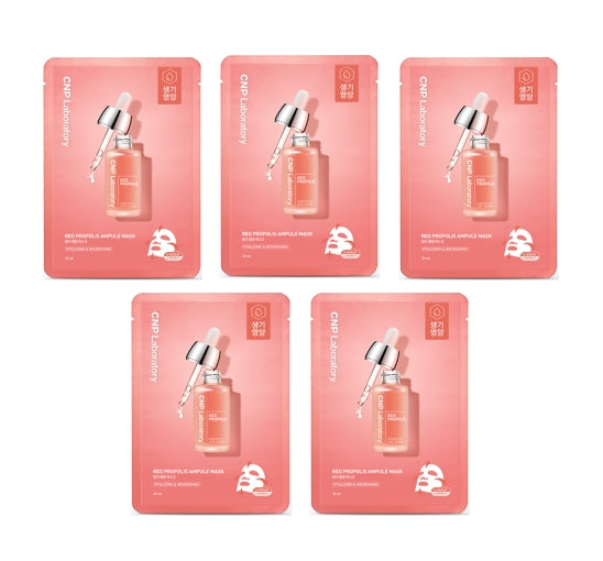 CNP Laboratory Red Propolis Ampule Mask (5 Sheets) from Korea