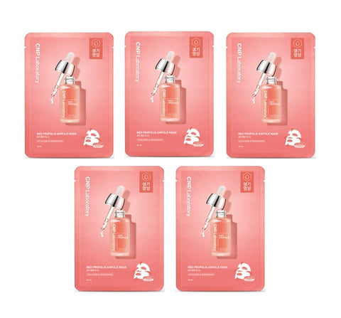 CNP Laboratory Red Propolis Ampule Mask (5 Sheets) from Korea