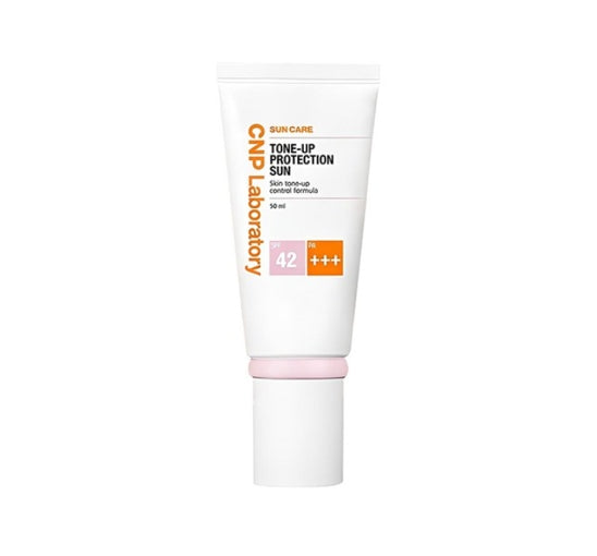 CNP Laboratory sunscreen tube on a white background