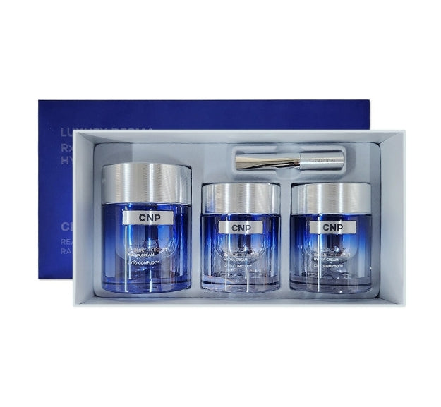 CNP Rx Blue Microlift Hydra Cream July 2025 Set (3 Items) + Samples(120ea) from Korea