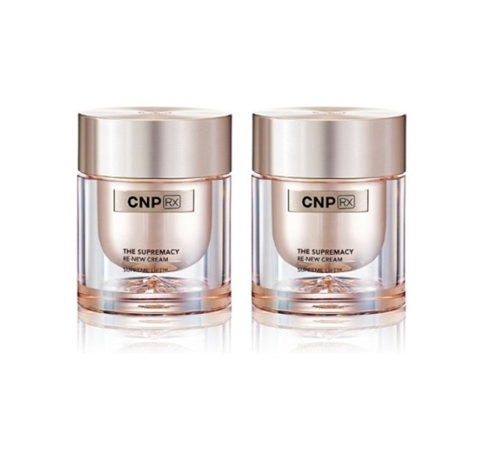 2 x CNP Rx The Supremacy Re-New Cream 60ml from Korea