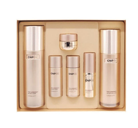 CNP Rx The Supremacy Re-New Toner & Emulsion Special Set (6 Items + 60 Samples) May 2025 from Korea