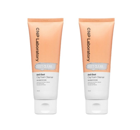 2 x CNP Laboratory Anti-Dust Clay Foam Cleanser 150ml from Korea