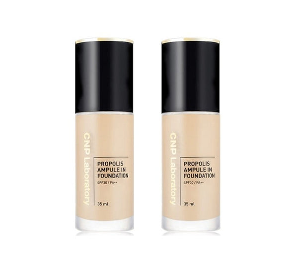 2 x CNP Laboratory Propolis Ampule In Foundation 35ml, SFP 35 PA++, 2 Colours from Korea