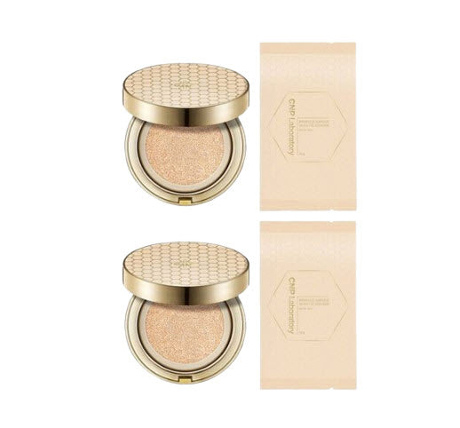 2 x CNP Laboratory Propolis Ampule in Matte Cushion Set (Main + Refill) #21 Light Beige SPF35 PA++ from Korea