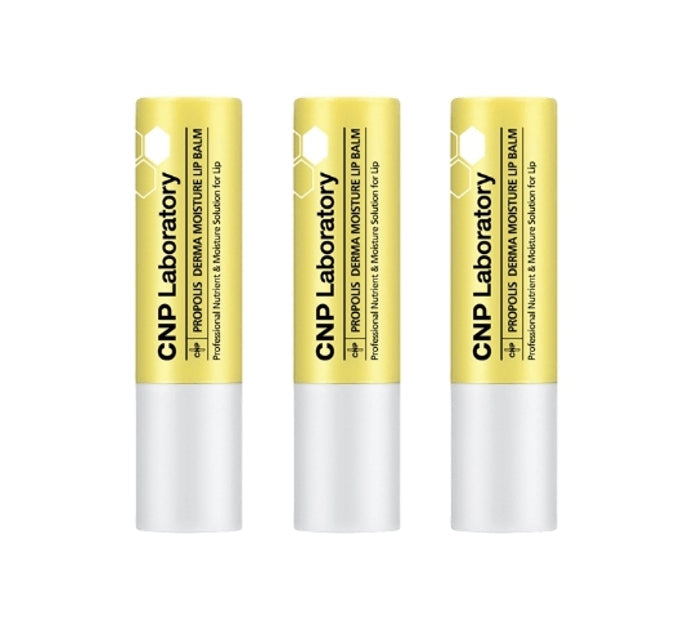 3 x CNP Laboratory Propolis Derma Moisture Lip Balm 4g from Korea