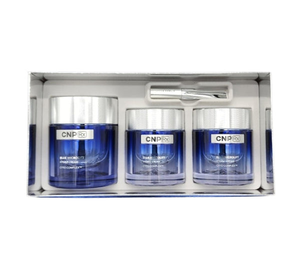 CNP Rx Blue Microlift Hydra Cream July 2024 Set (3 Items) + Samples(120ea) from Korea