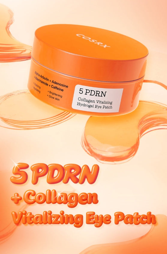 2 x COSRX 5 PDRN Collagen Vitalizing Hydrogel Eye Patch, 60 Patchs from Korea