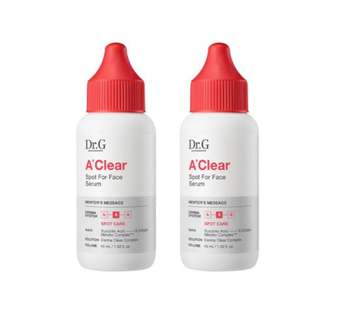 2 x Dr.G A'clear Spot For Face Serum 45ml from Korea