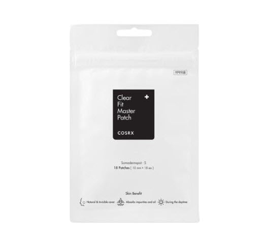 Cosrx Clear Fit Master Patch packaging on a white background